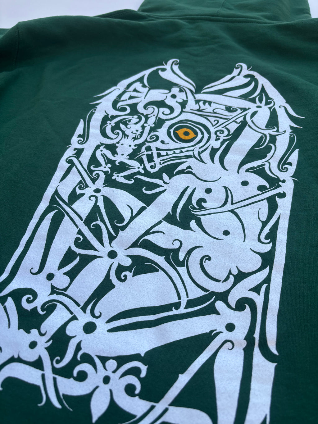 MINDSEYE x JULIAN BAST BORNEO DARK GREEN HEAVYWEIGHT HOODIE